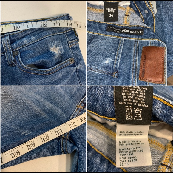 Big Star | Kate Mid Rise Straight - Picture 6 of 7